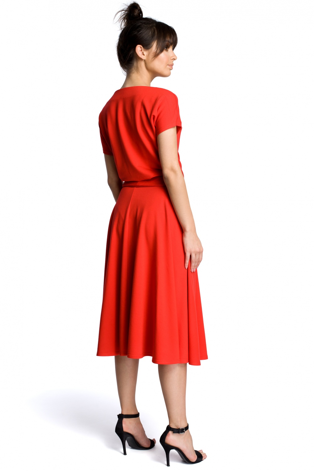 Sukienka Model B067 Red - BeWear - obrazek 2