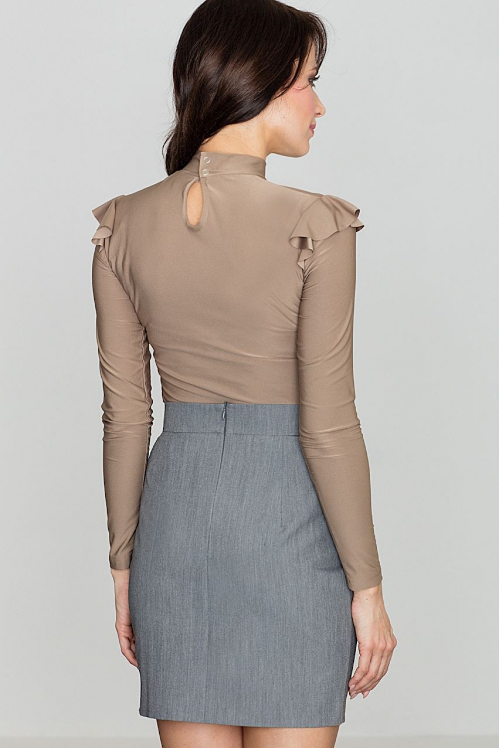 Spódnica Model K389 Grey - Lenitif - obrazek 2