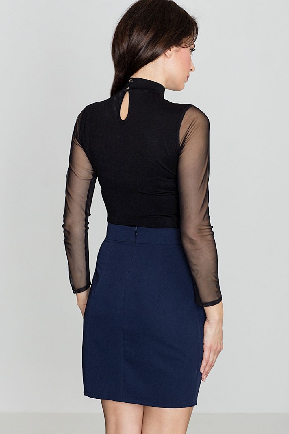 Spódnica Model K389 Navy - Lenitif - obrazek 2