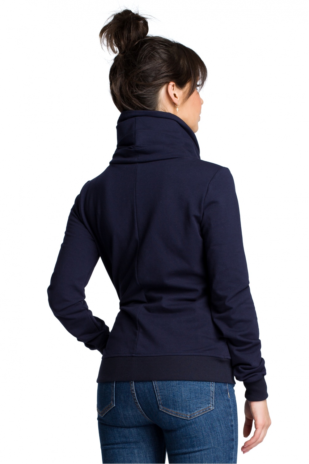 Bluza Damska Model B071 Navy - BeWear - obrazek 3