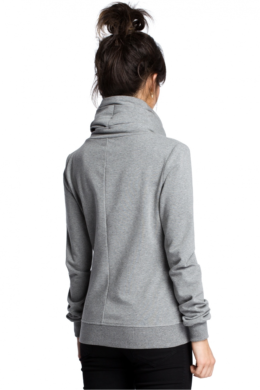 Bluza Damska Model B071 Grey - BeWear - obrazek 3