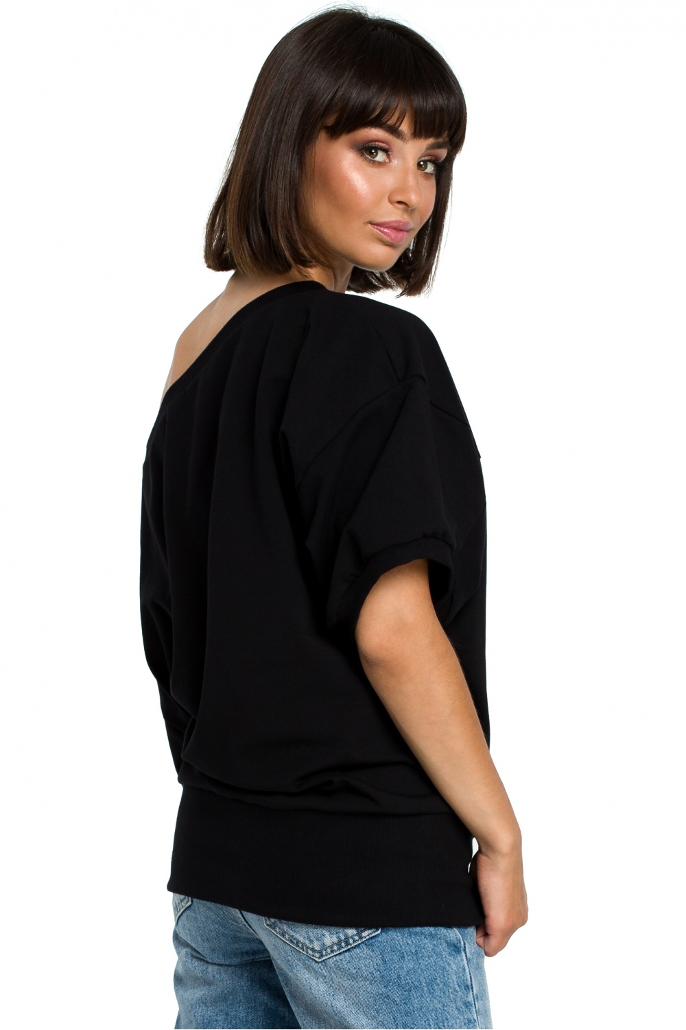Bluza Damska Model B079 Black - BeWear - obrazek 3