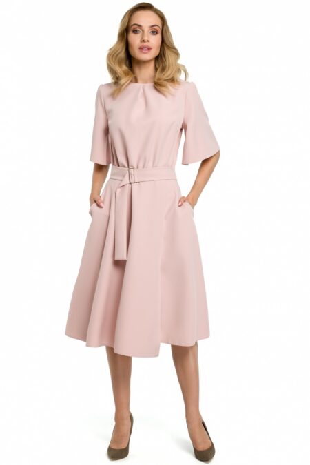 Sukienka Model MOE396 Powder Pink - Moe