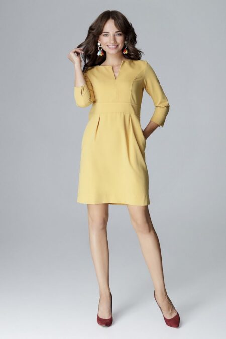 Sukienka Model L004 Yellow - Lenitif