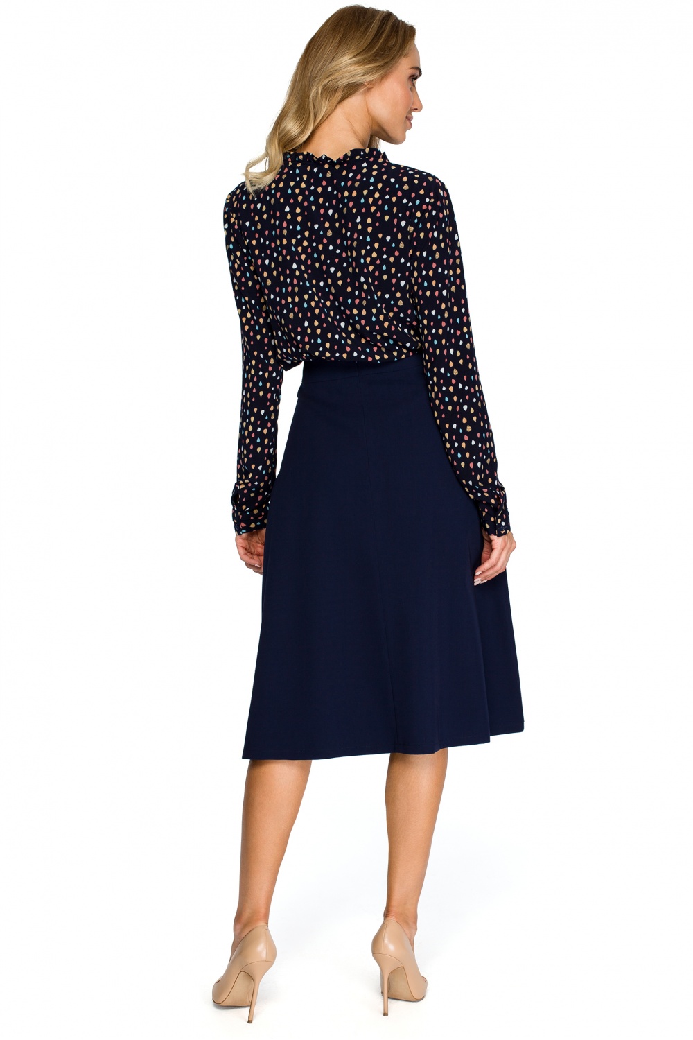 Spódnica Model S133 Navy - Stylove - obrazek 2