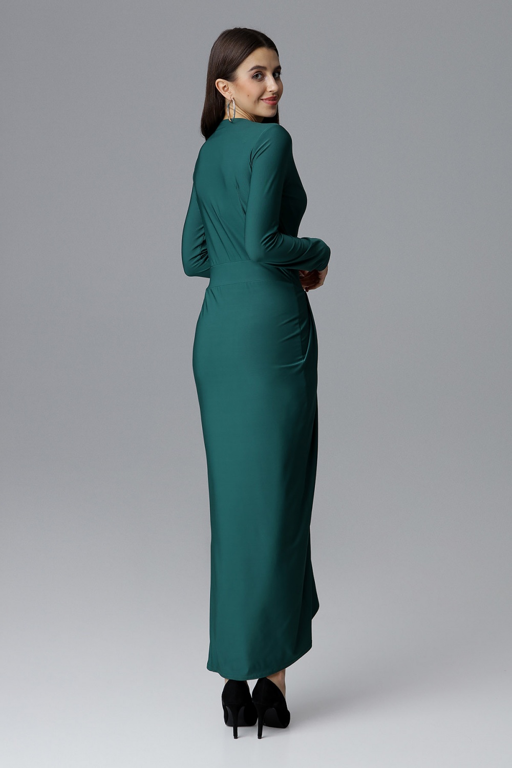 Sukienka Model M636 Green - Figl - obrazek 3