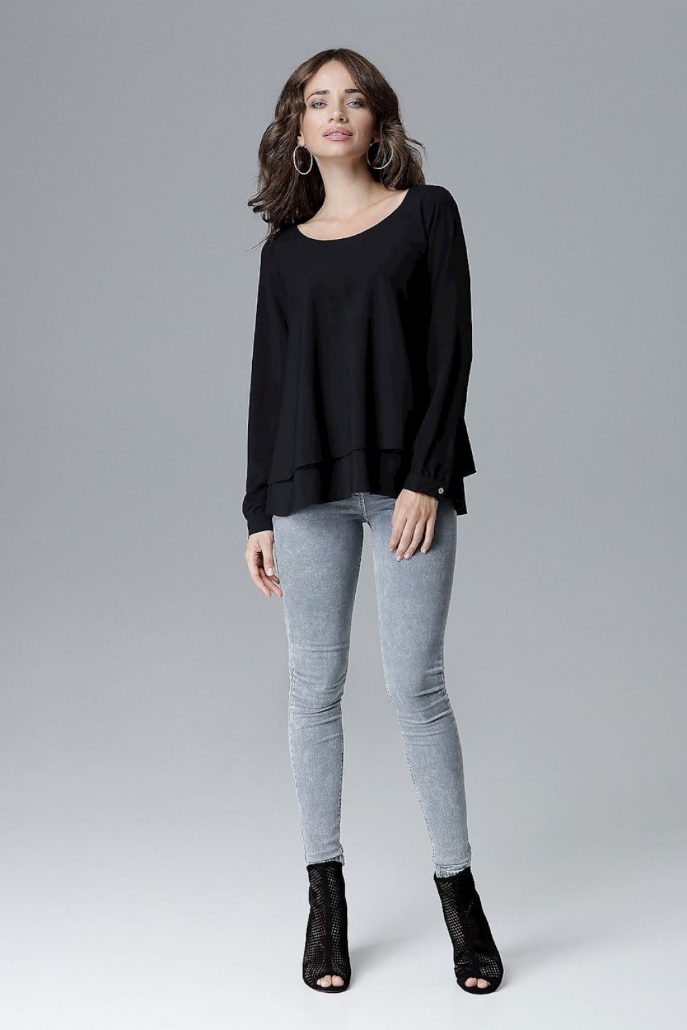 Bluzka Model L020 Black - Lenitif - obrazek 4