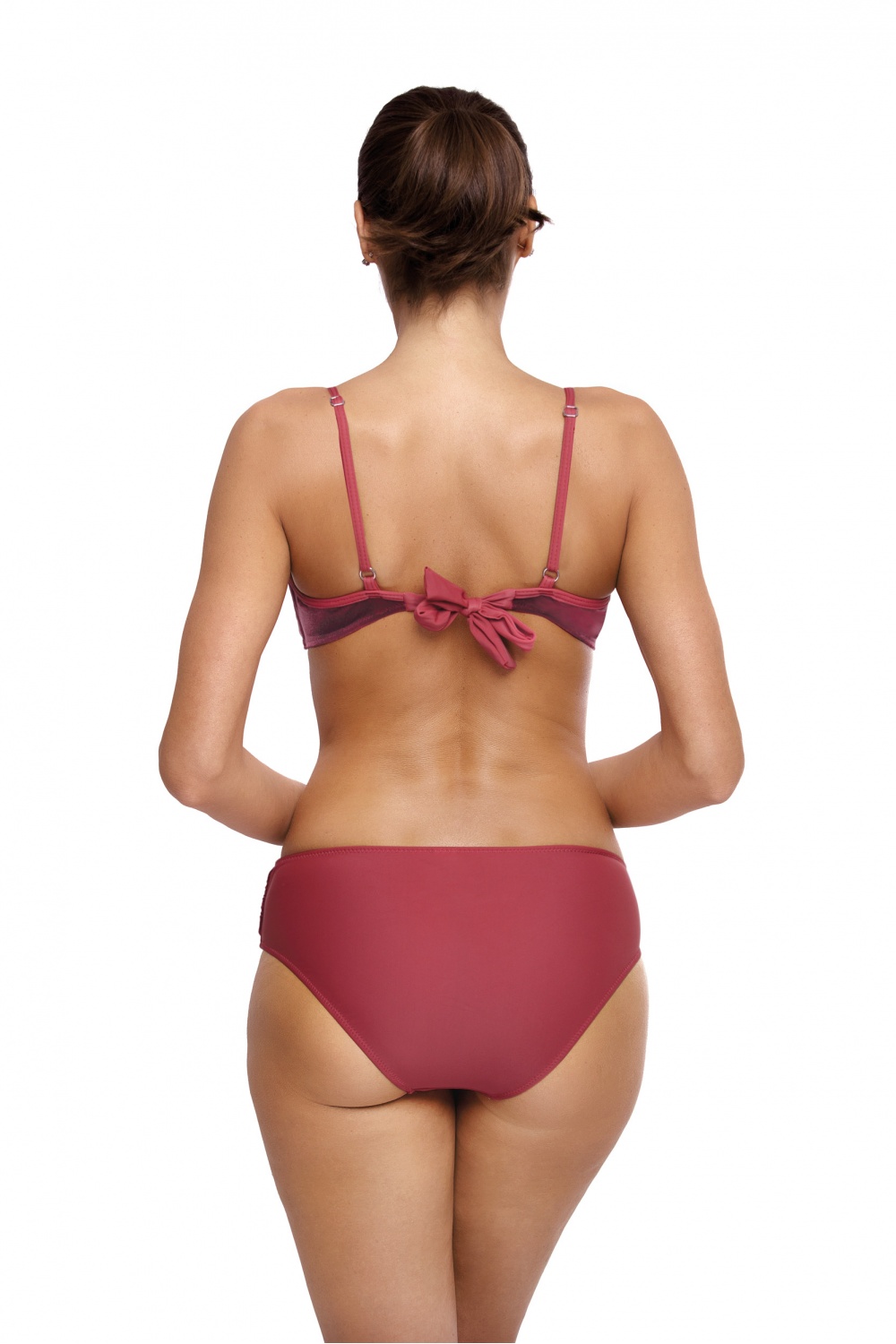 Kostium dwuczęściowy Kostium kąpielowy Model Rihanna Anfora M-525 Dark Pink - Marko - obrazek 2