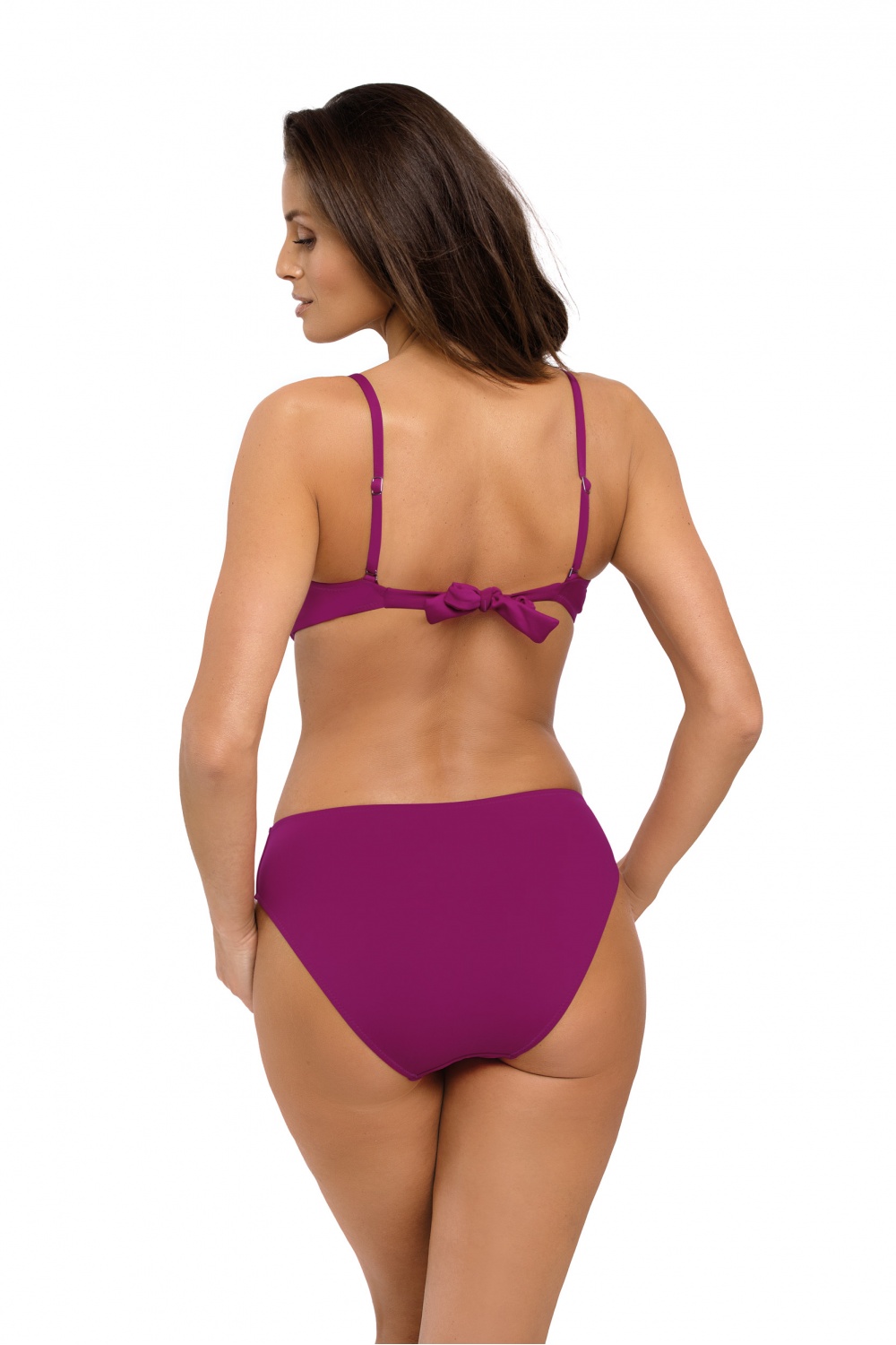 Jednoczęściowy strój kąpielowy Kostium kąpielowy Model Belinda Thai Pink M-548 Jagoda - Marko - obrazek 2