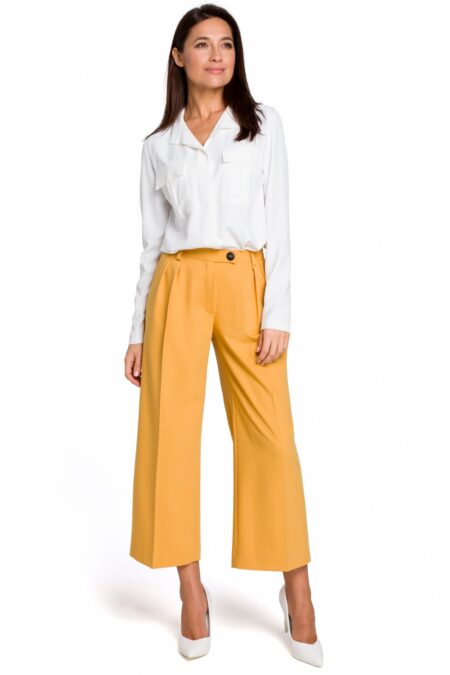 Spodnie Damskie Model S139 Yellow - Stylove