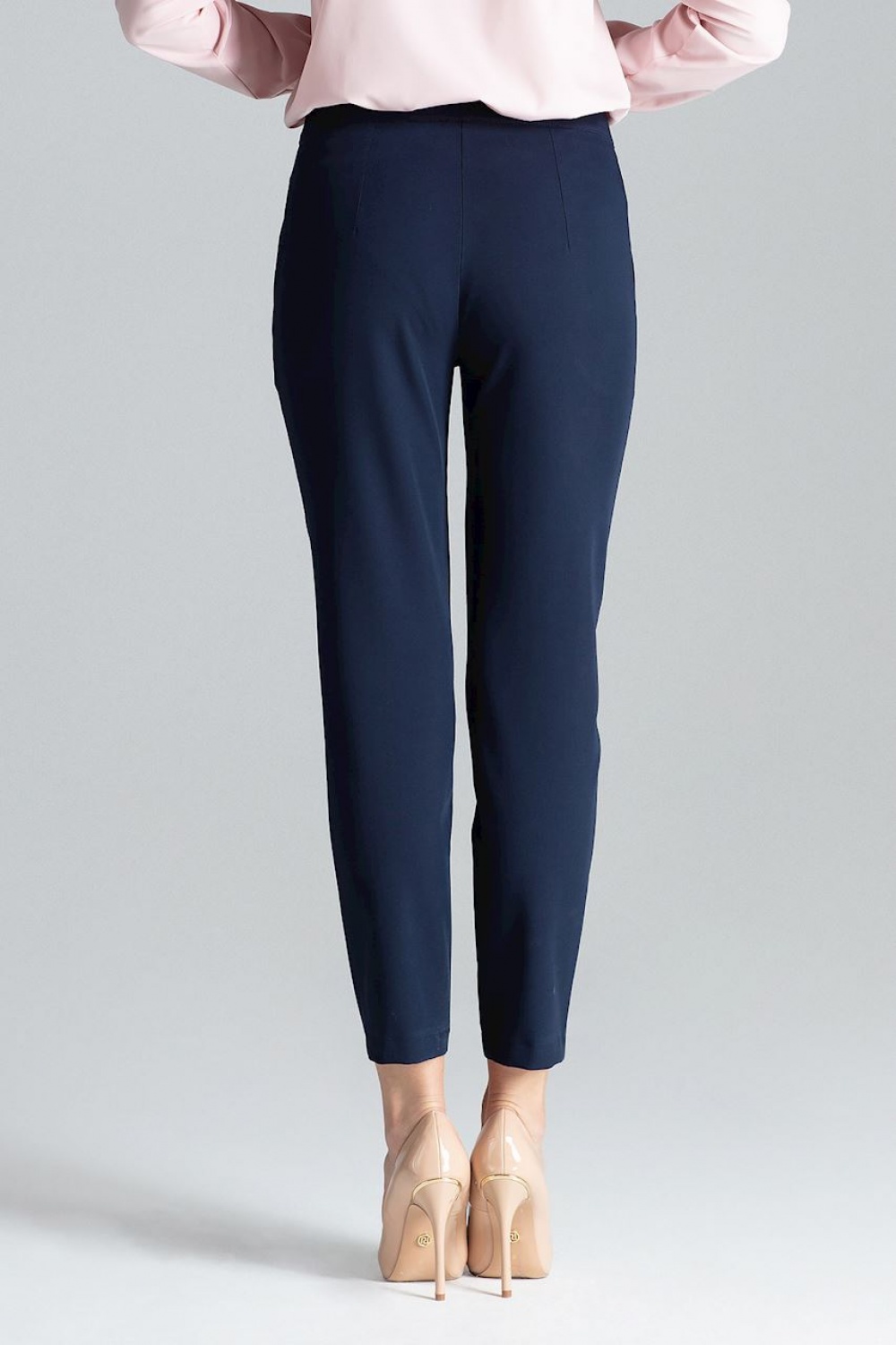 Spodnie Damskie Model L028 Navy - Lenitif - obrazek 3