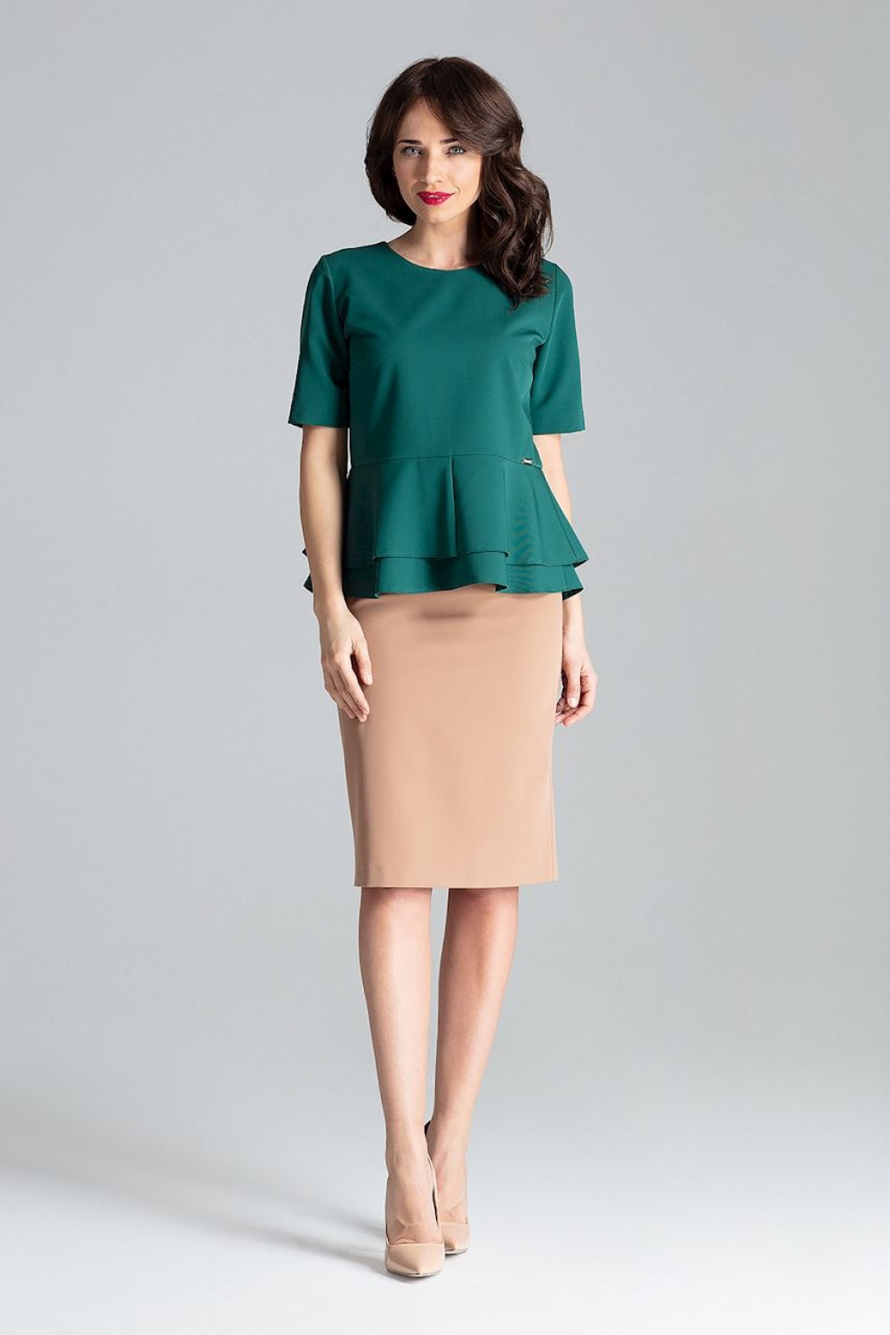 Bluzka Model L026 Green - Lenitif - obrazek 2