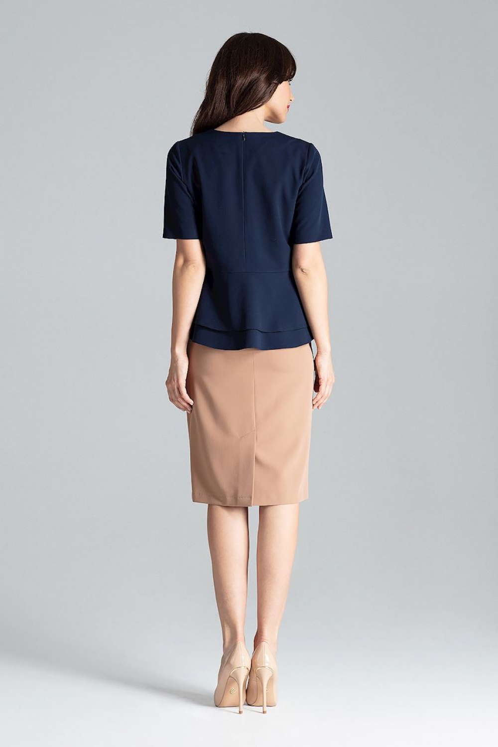 Bluzka Model L026 Navy - Lenitif - obrazek 3