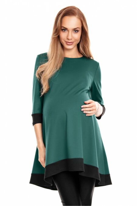 Sukienka Ciążowa Model 0125 Green - PeeKaBoo