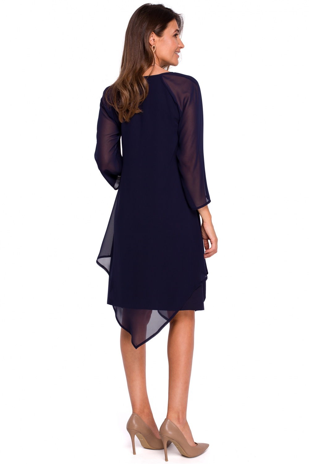 Sukienka Model S159 Navy - Stylove - obrazek 2