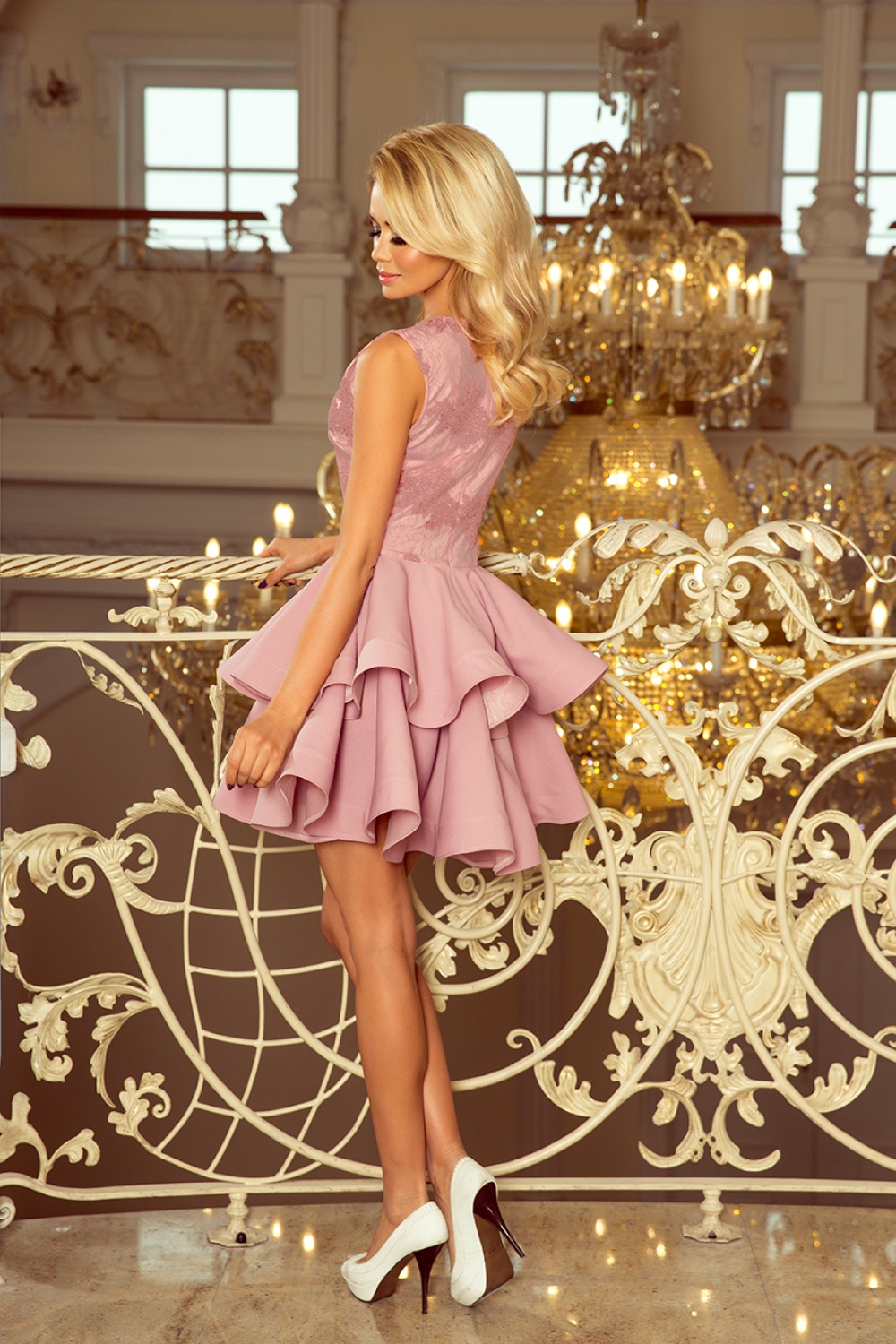Sukienka Model Charlotte 200-10 Lila - Numoco - obrazek 3