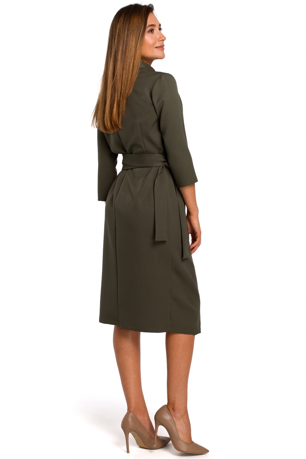 Sukienka Model S175 Khaki - Stylove - obrazek 2