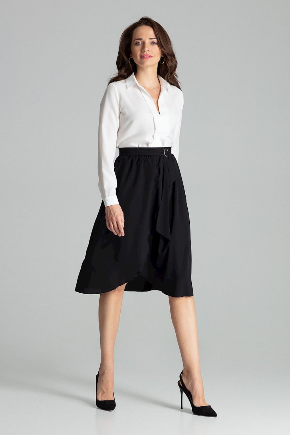 Spódnica Model L060 Black - Lenitif - obrazek 2