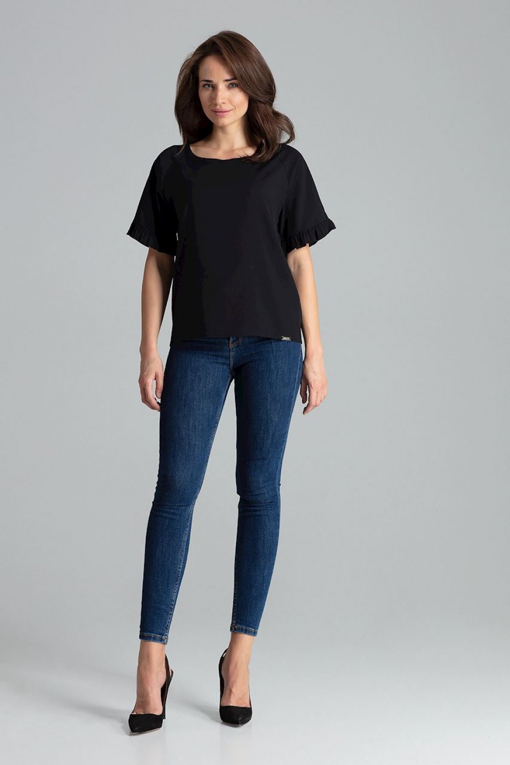 Bluzka Model L052 Black - Lenitif - obrazek 4