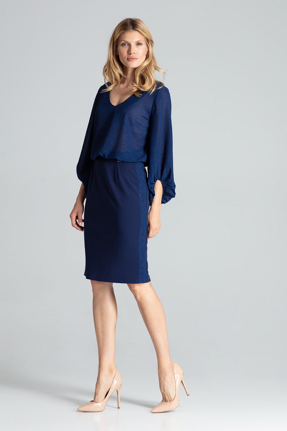Spódnica Model M688 Navy - Figl - obrazek 2
