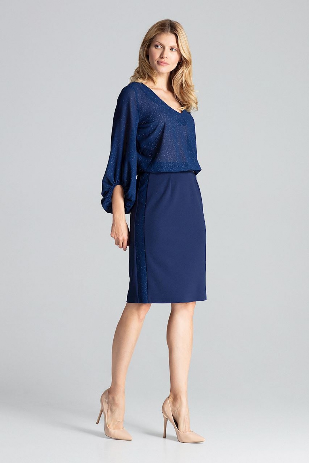 Spódnica Model M688 Navy - Figl - obrazek 4