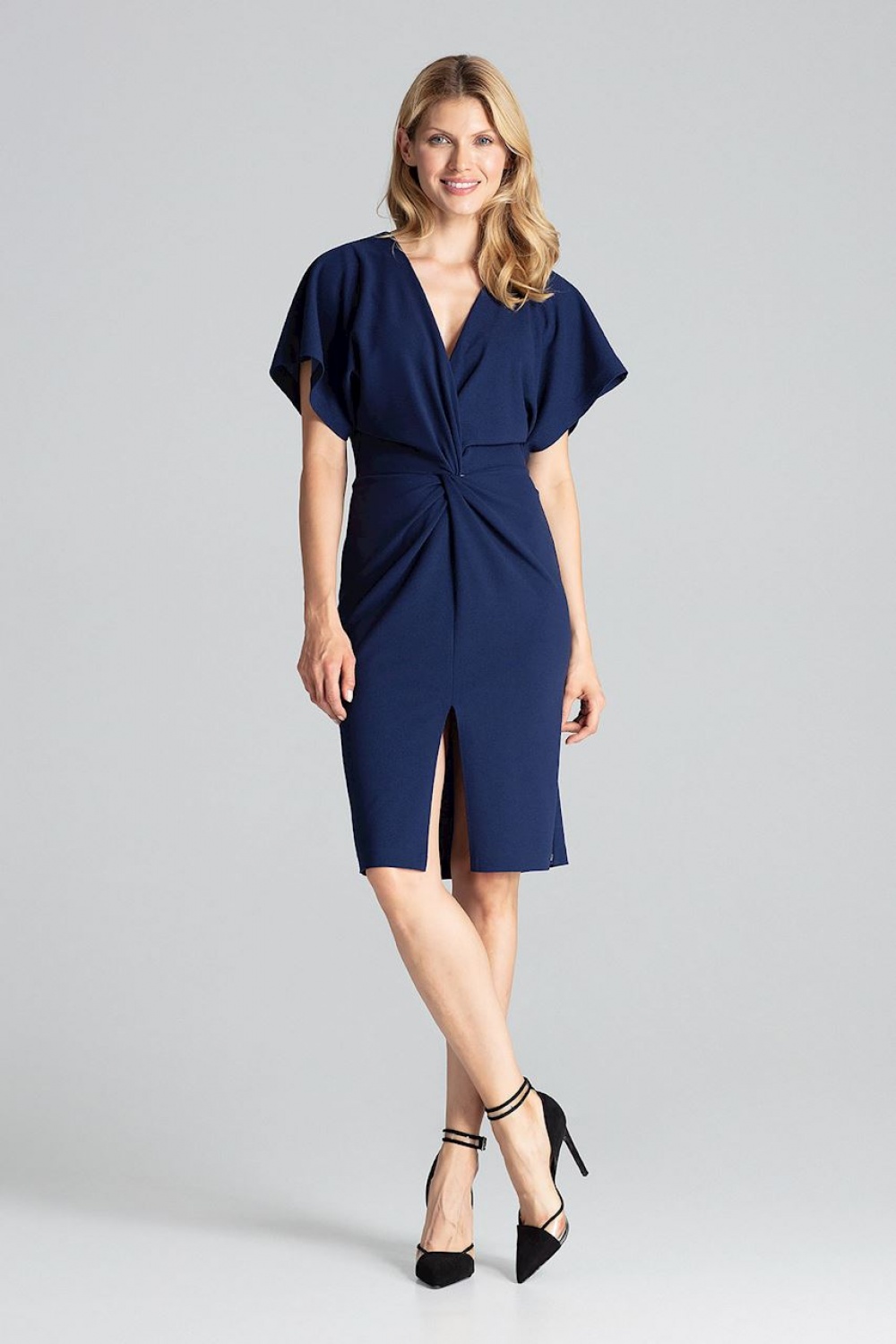 Sukienka Model M687 Navy - Figl - obrazek 4