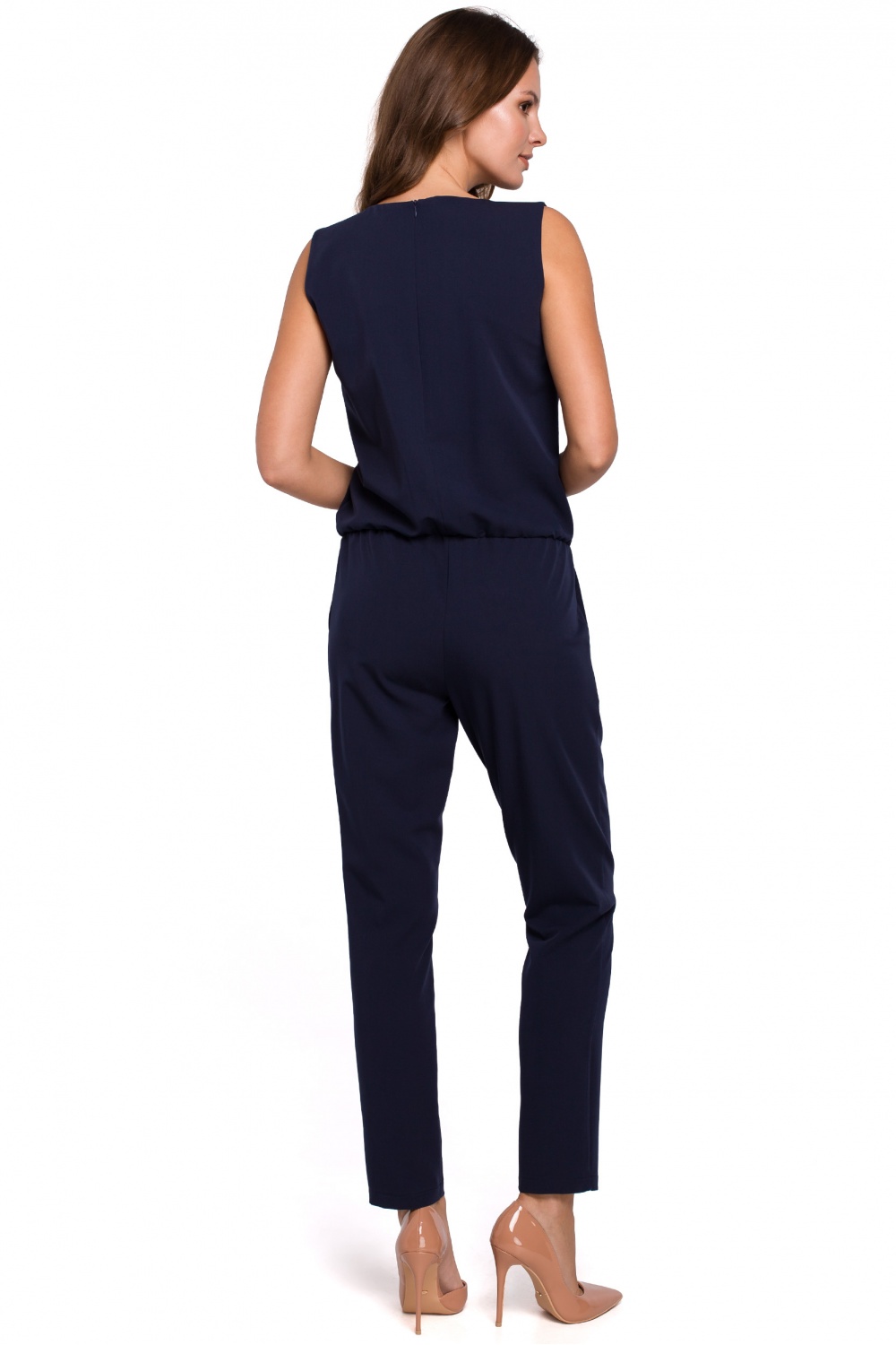 Kombinezon Damski Model K009 Navy - Makover - obrazek 2