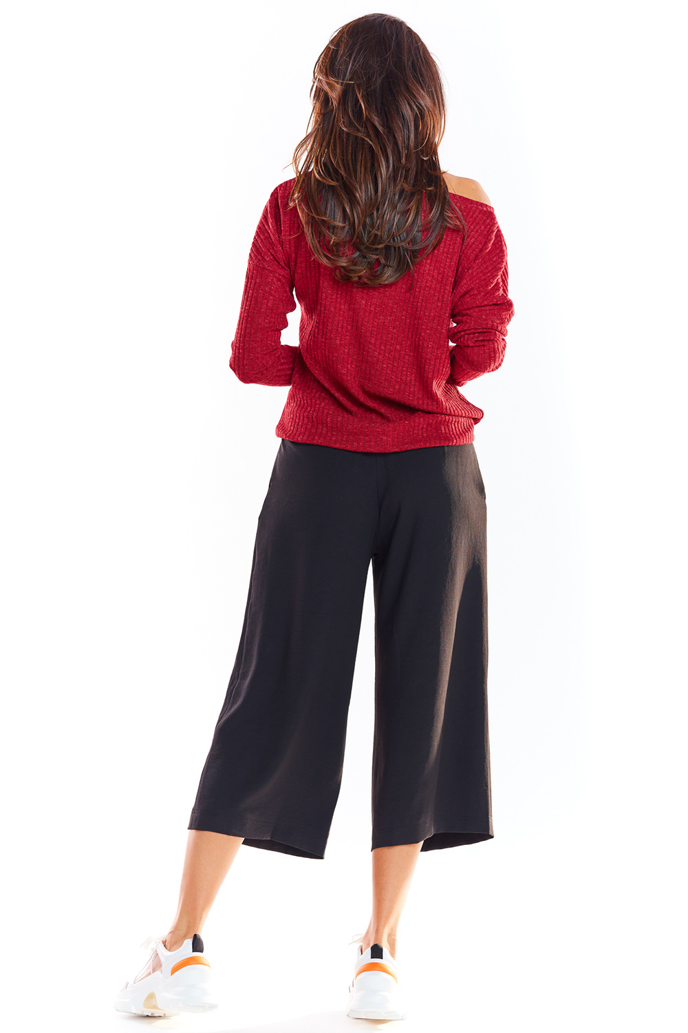 Sweter Damski Model A333 Bordo - awama - obrazek 3