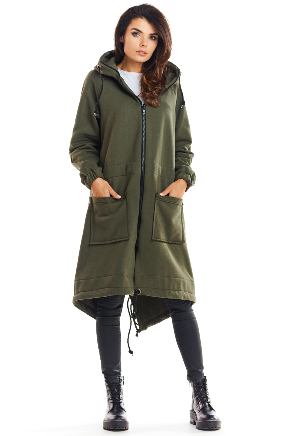 Bluza Damska Model M220 Khaki - Infinite You - obrazek 2