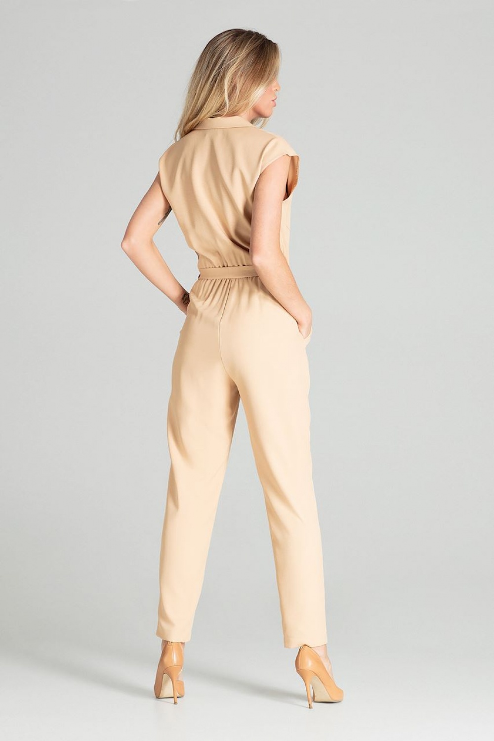 Kombinezon Damski Model M695 Beige - Figl - obrazek 3