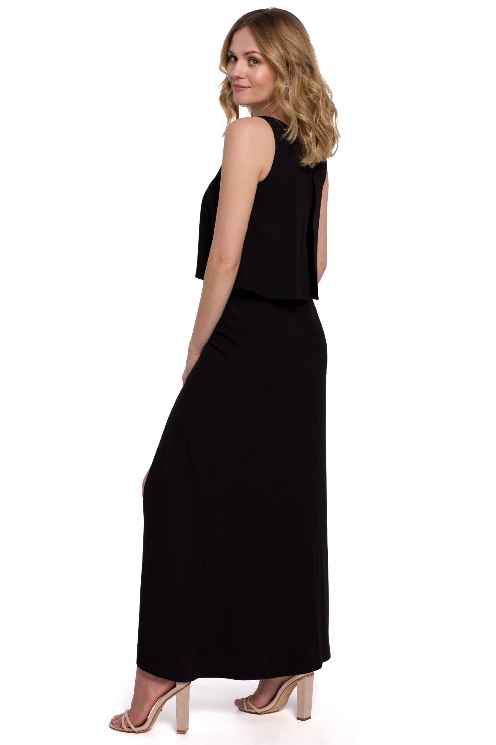 Sukienka Model K048 Black - Makover - obrazek 2
