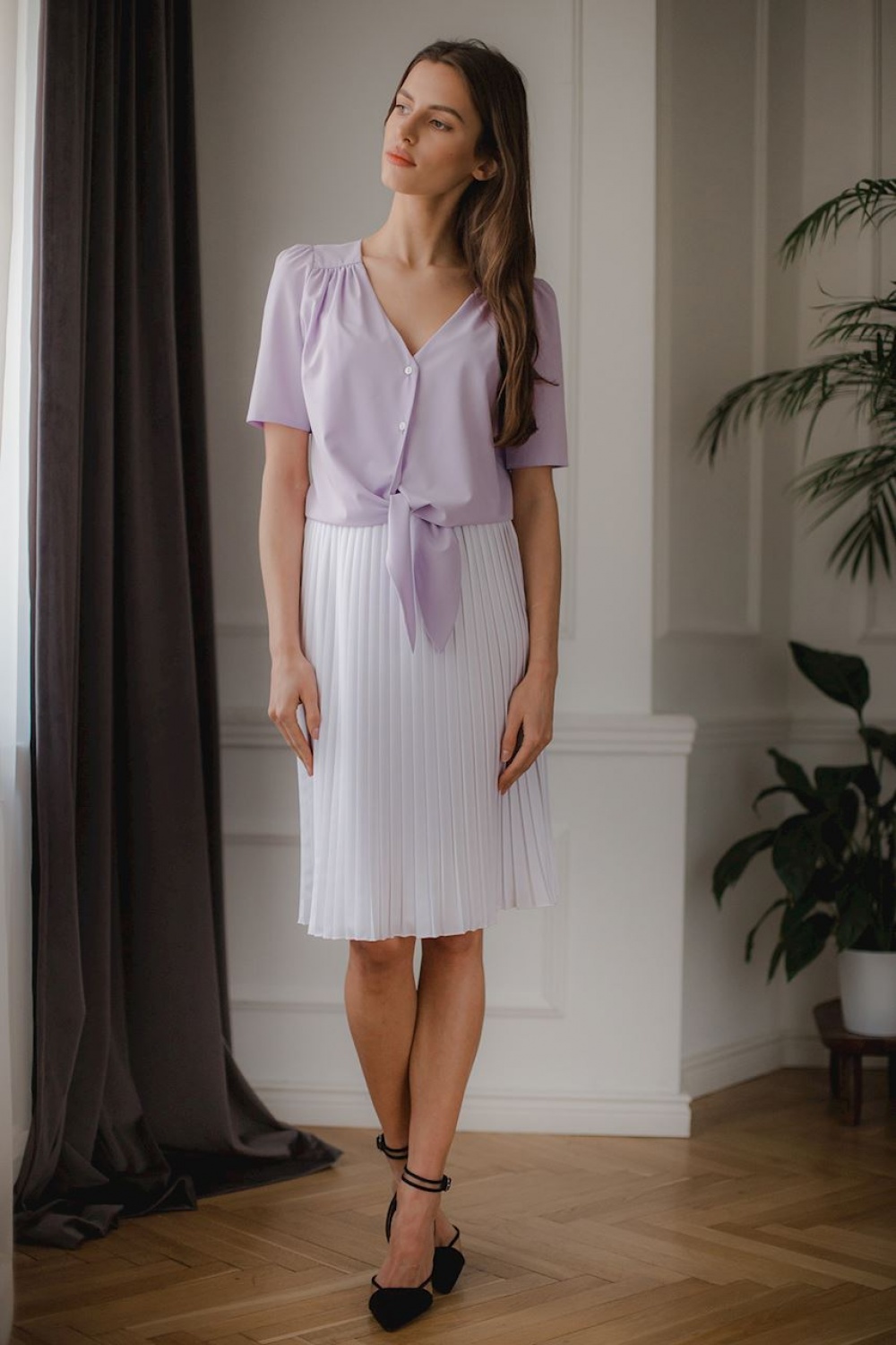 Bluzka Model L081 Violet - Lenitif - obrazek 2