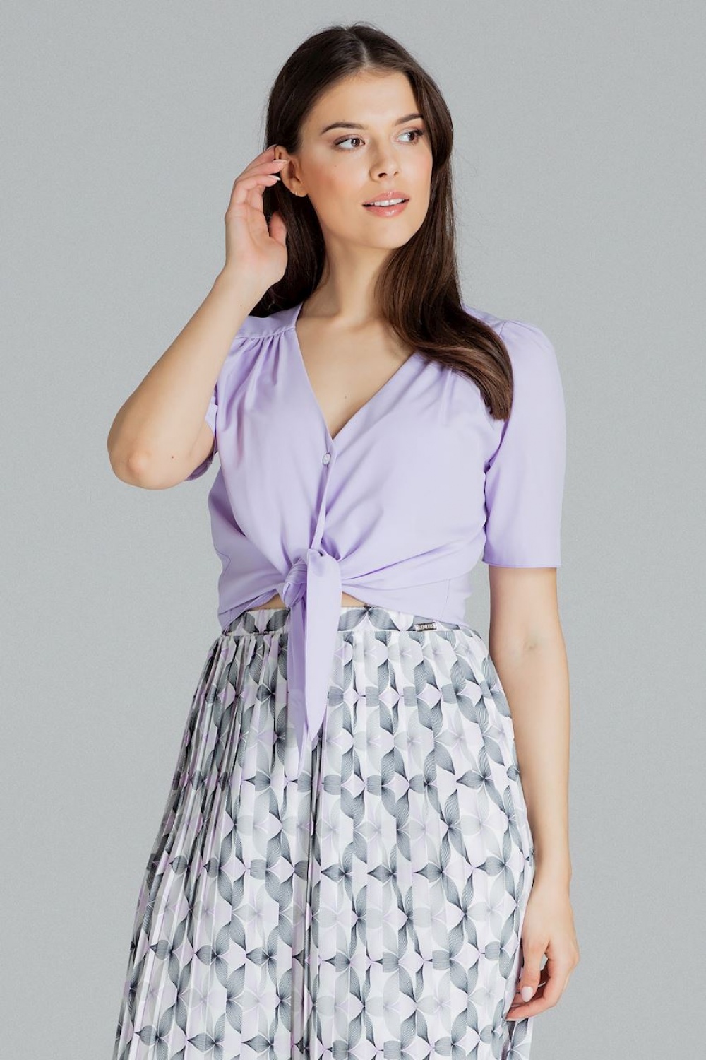 Bluzka Model L081 Violet - Lenitif - obrazek 3