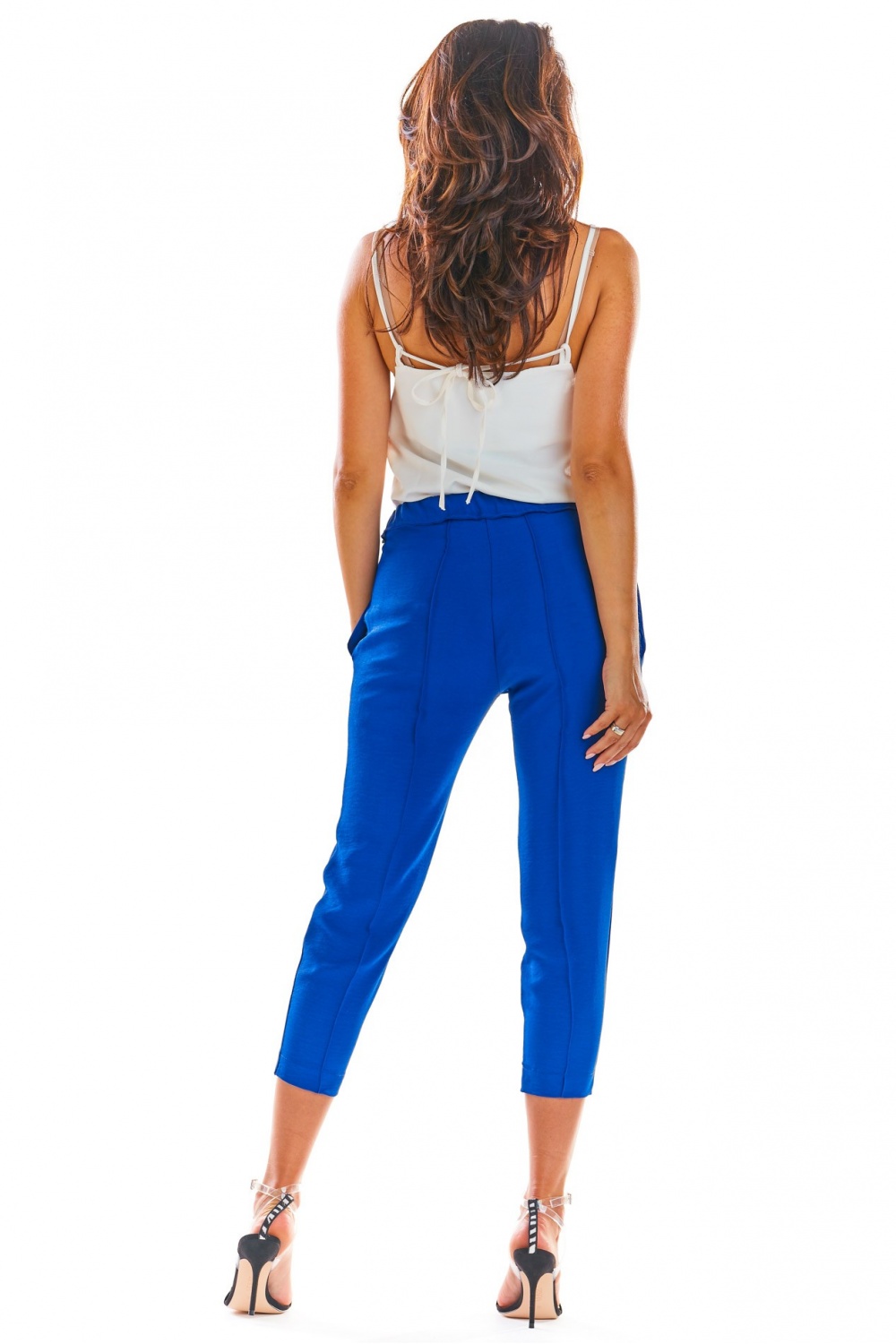 Spodnie Damskie Model A306 Blue - awama - obrazek 3