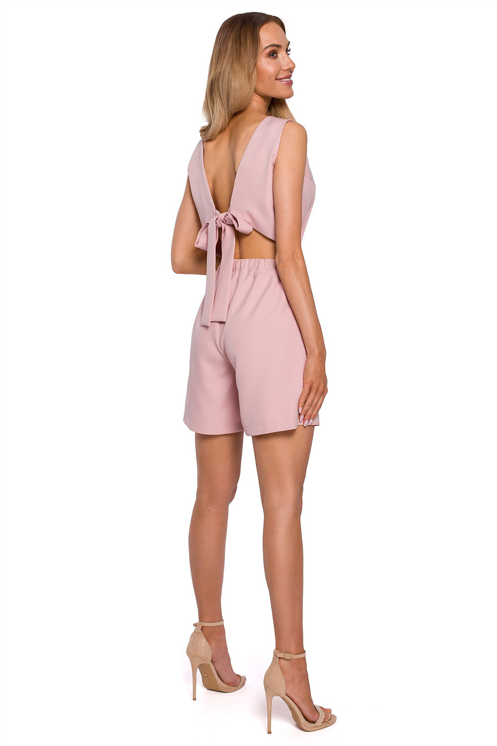 Kombinezon Damski Model MOE573 Powder Pink - Moe - obrazek 2