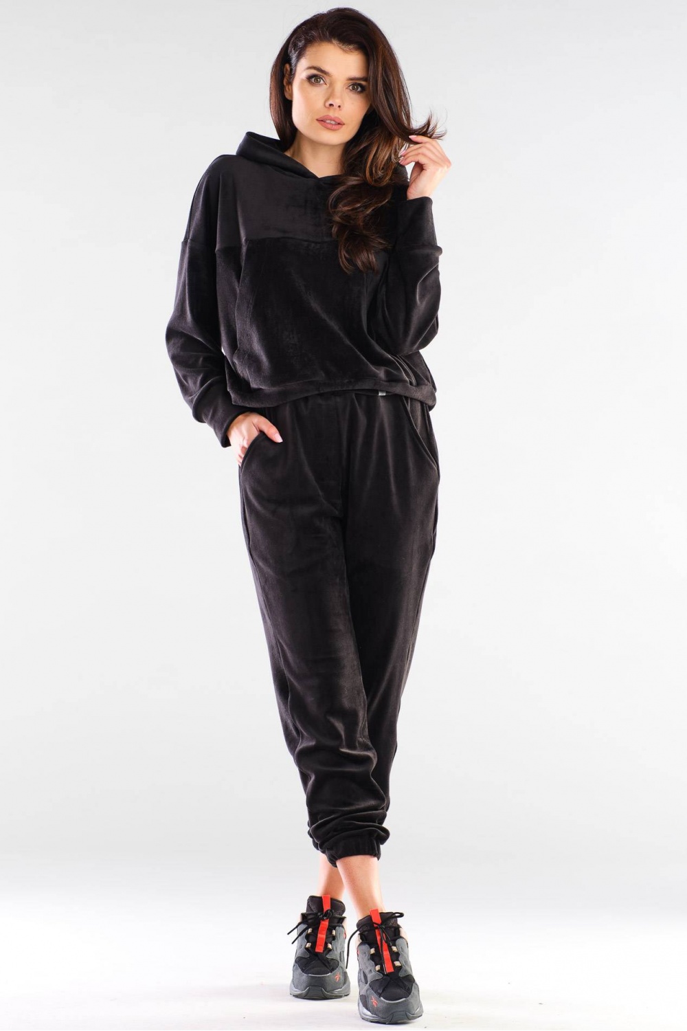 Bluza Damska Model A412 Black - awama - obrazek 2