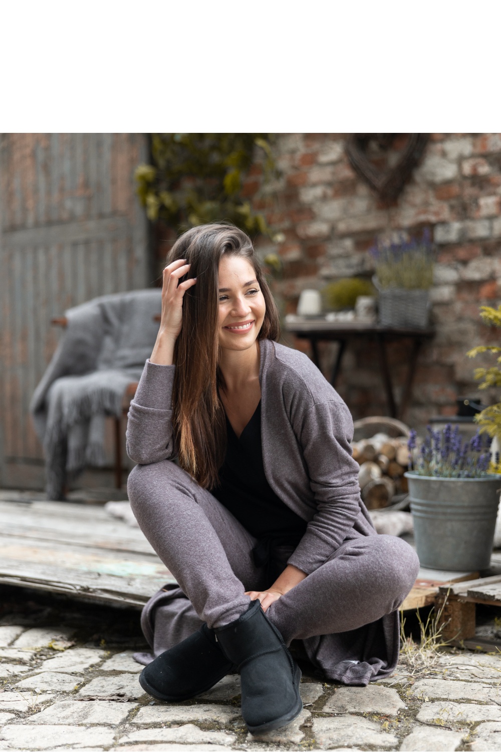 Sweter Kardigan Model Milee Brown - Sensis - obrazek 3