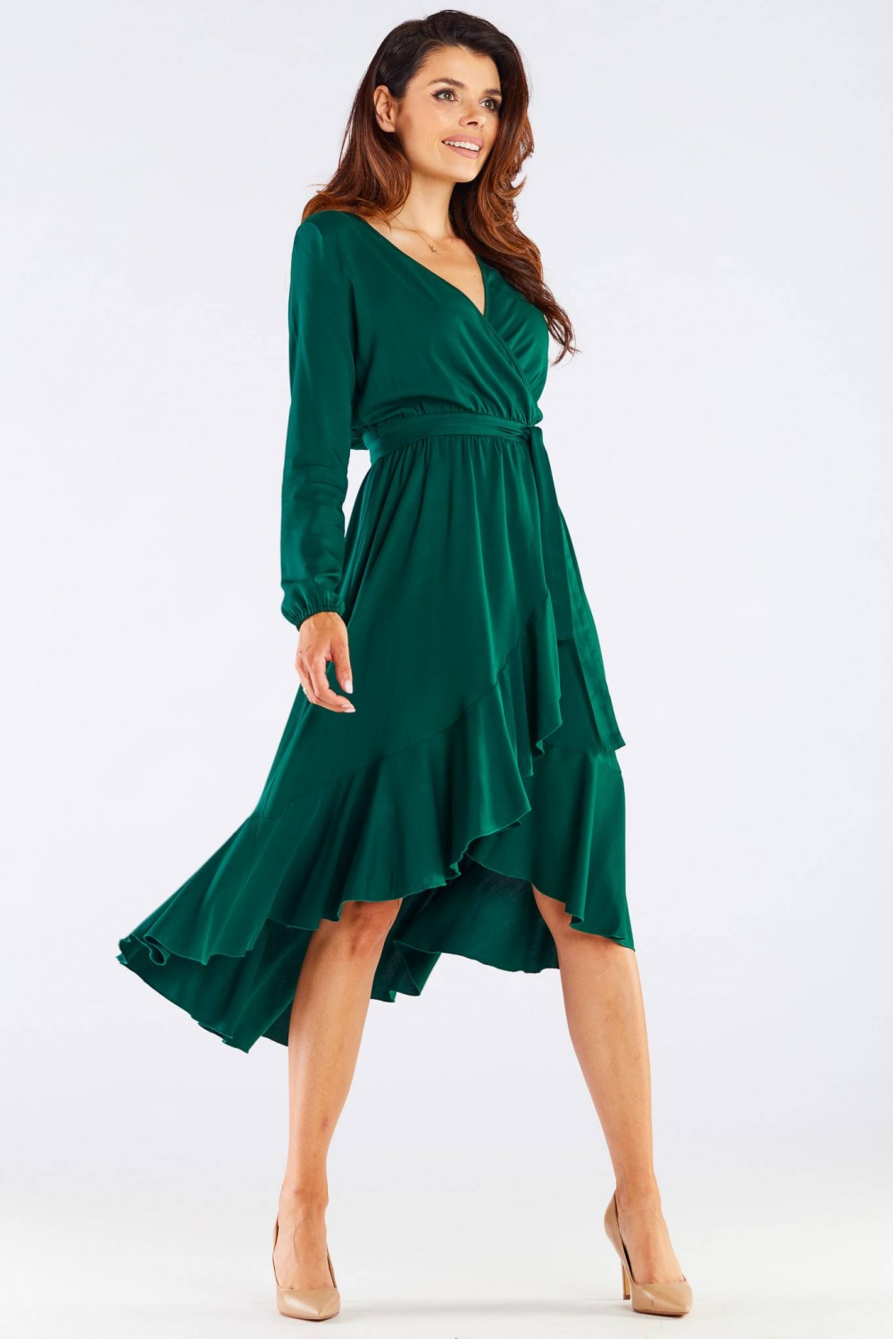 Sukienka Model A456 Green - awama - obrazek 4
