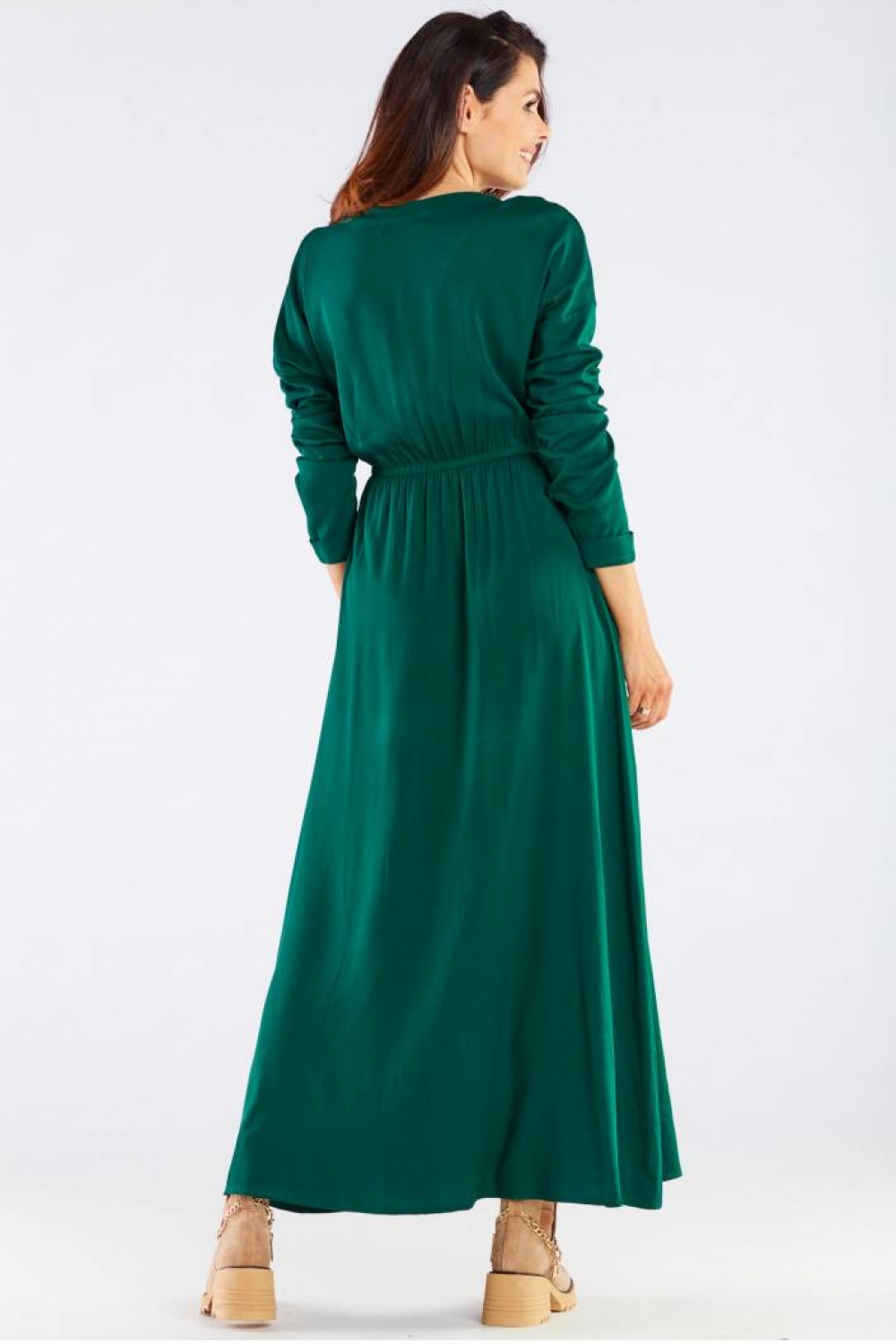 Sukienka Model A454 Green - awama - obrazek 3
