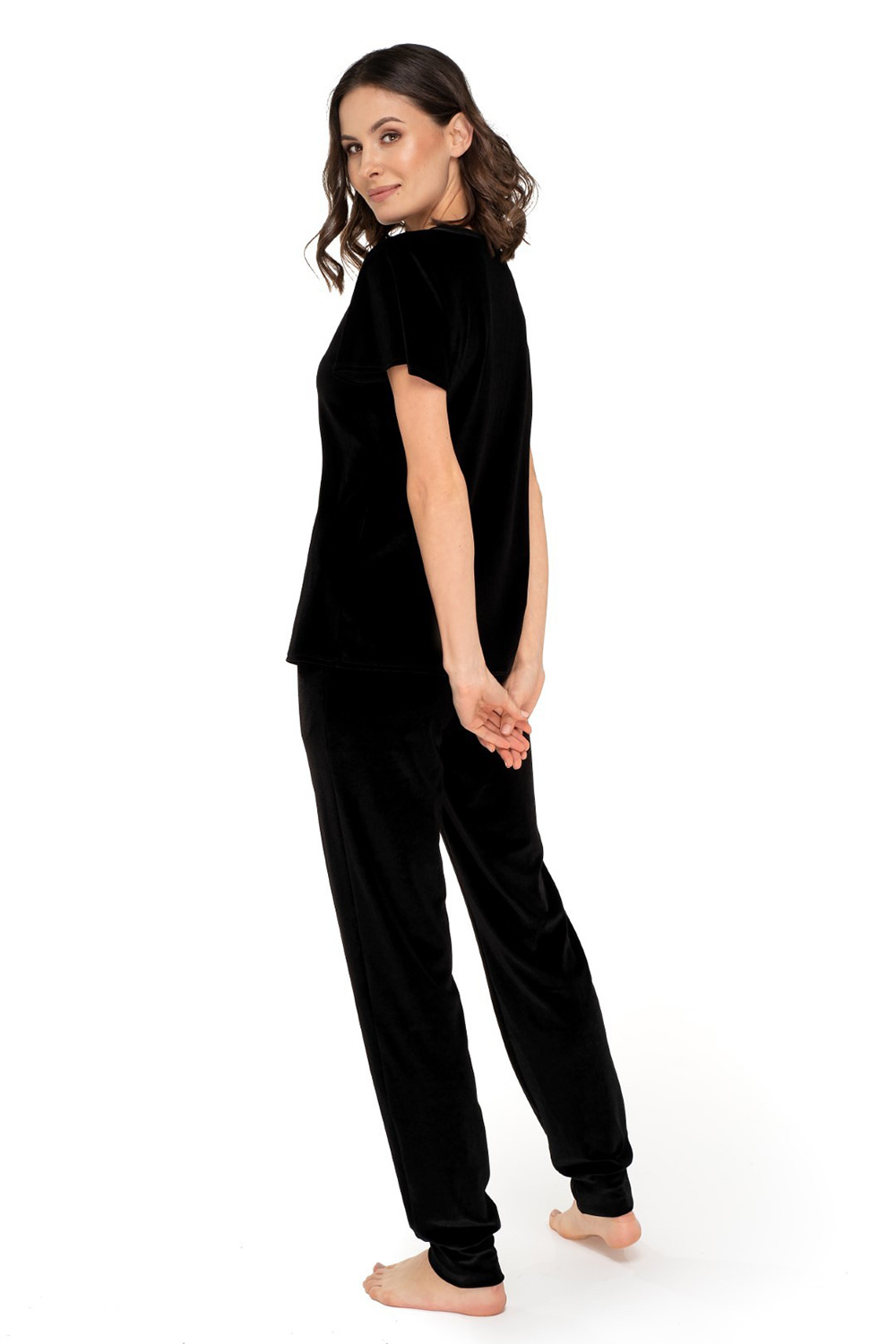 Spodnie Dres Damski Model Audrey Black - Babella - obrazek 2
