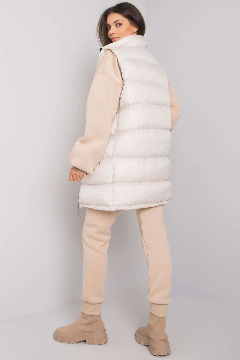 Spodnie Komplet Model EM-KMPL-647.00P Beige - Ex Moda - obrazek 3