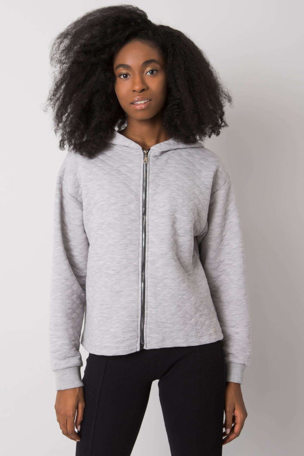 Bluza Damska model RV-BL-7449.66 Grey - BFG - obrazek 2