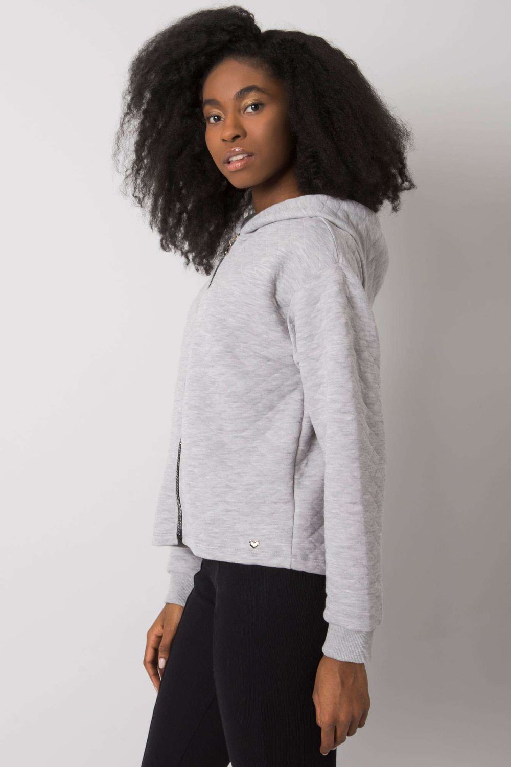 Bluza Damska model RV-BL-7449.66 Grey - BFG - obrazek 3