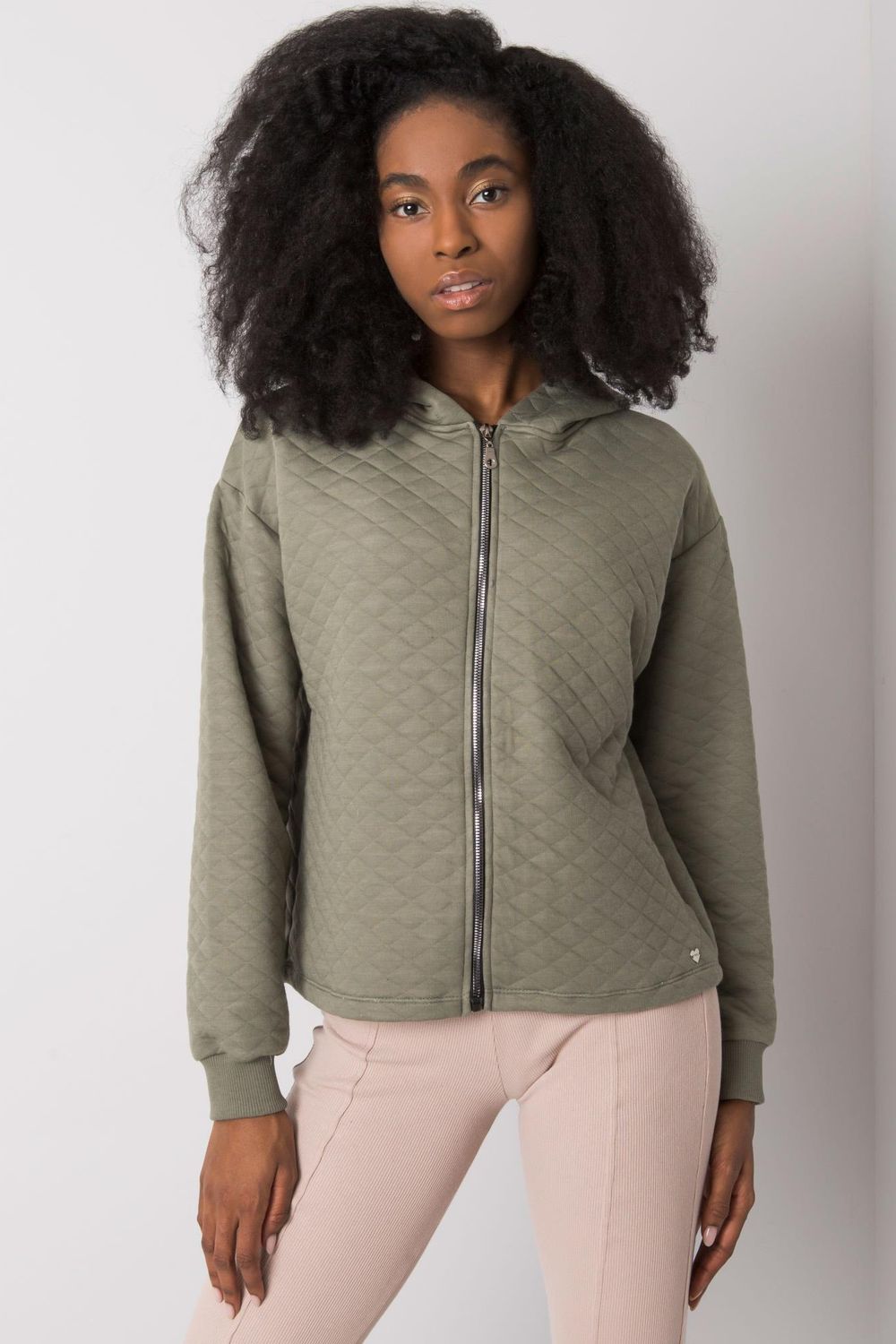 Bluza Damska Model RV-BL-7449.66 Khaki - BFG - obrazek 2