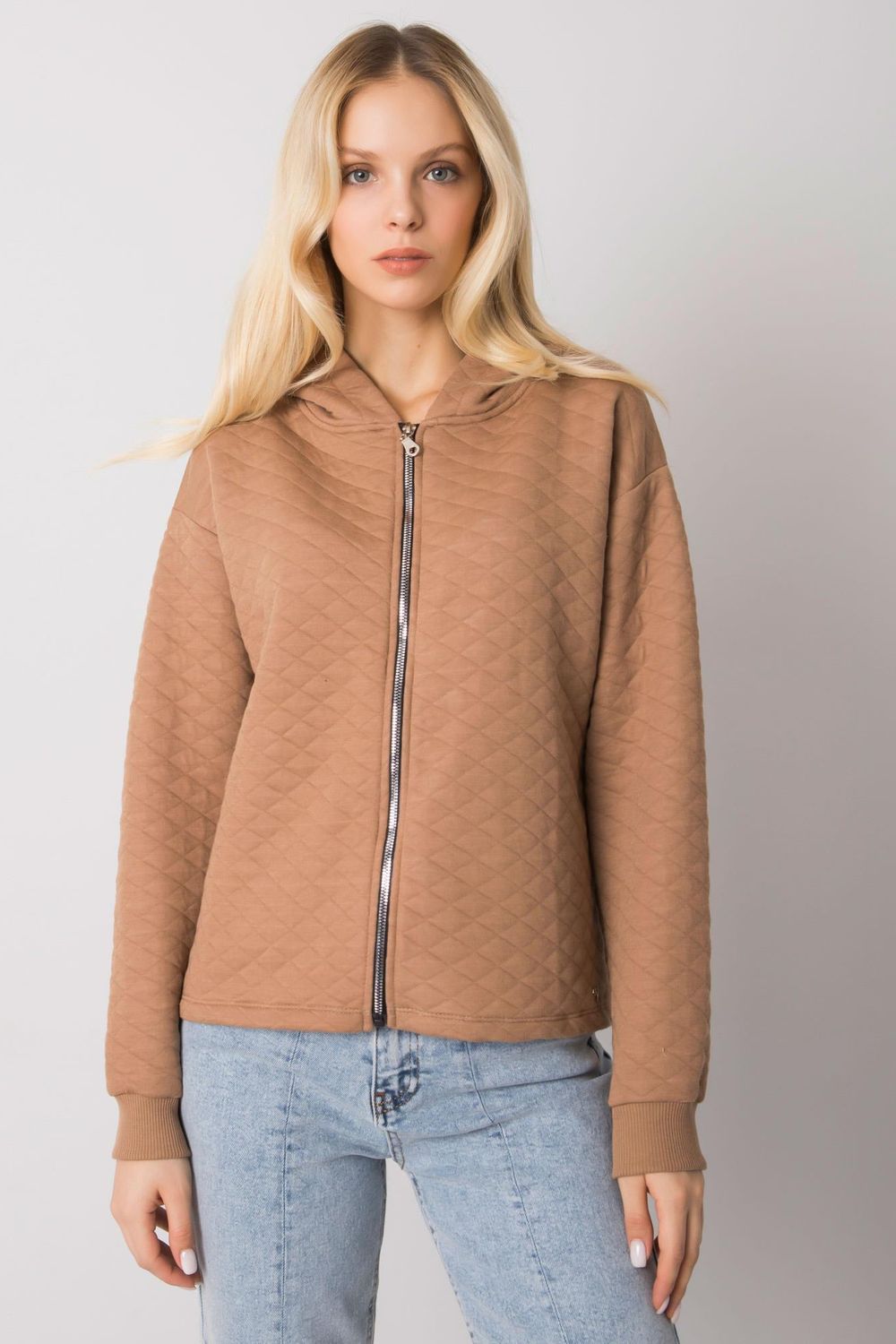 Bluza Damska Model RV-BL-7449.66 Camel - BFG - obrazek 2