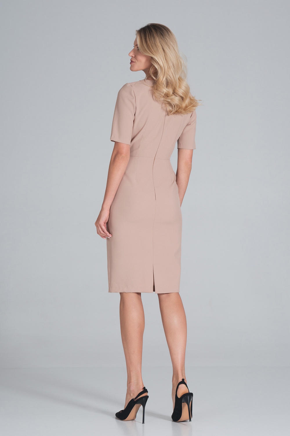 Sukienka Model M851 Beige - Figl - obrazek 3