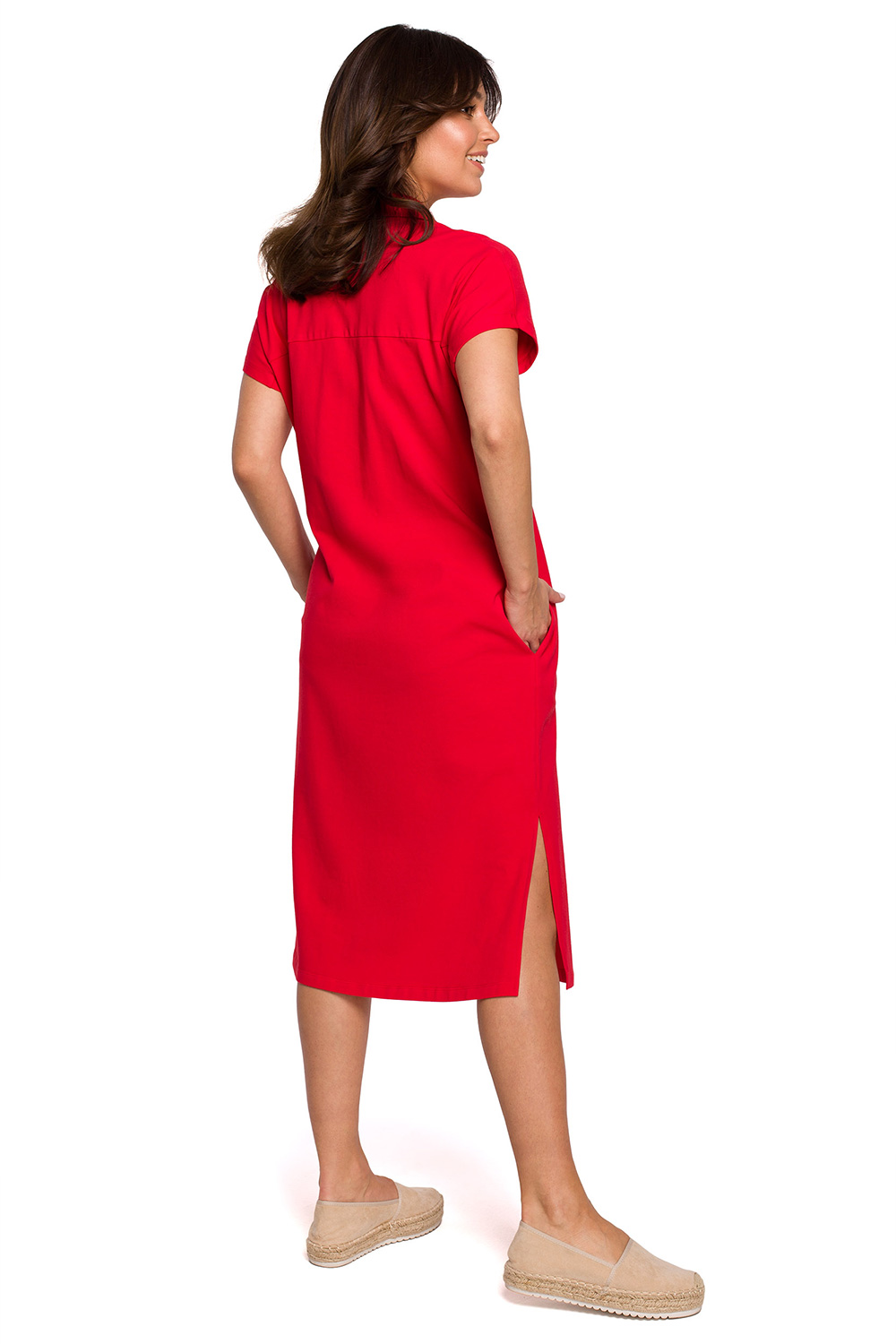 Sukienka Model B222 Red - BeWear - obrazek 2