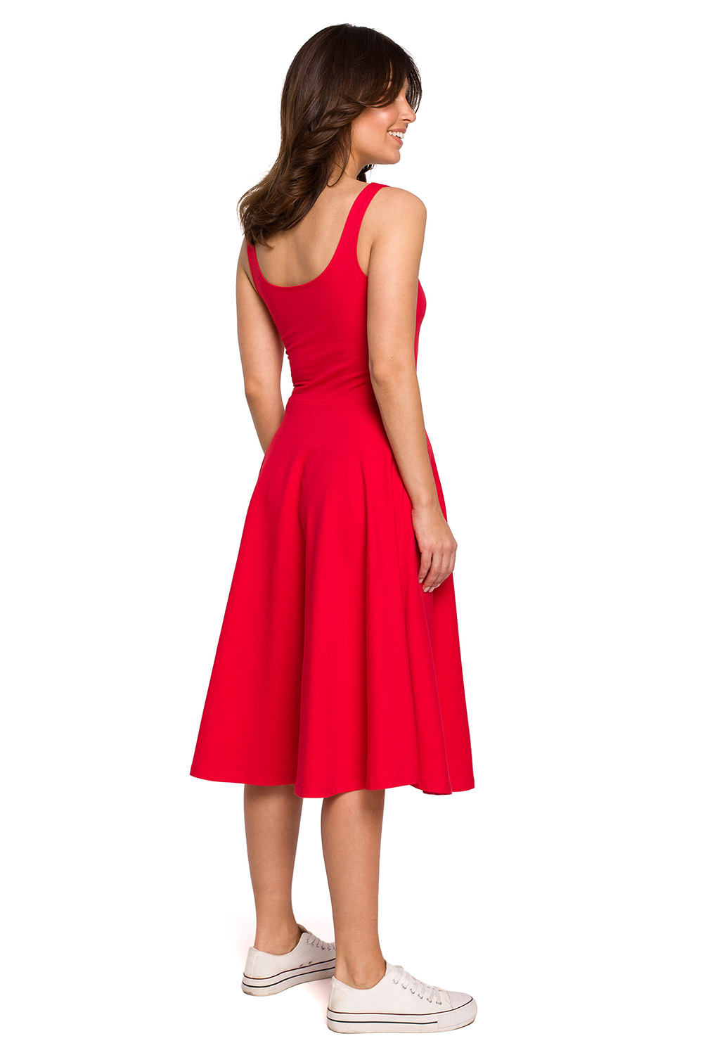 Sukienka Model B218 Red - BeWear - obrazek 2