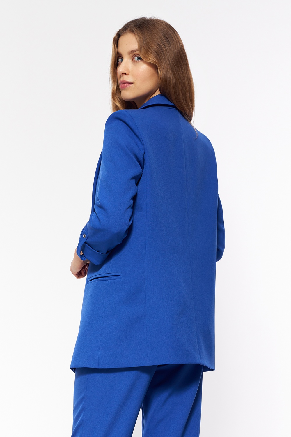 Chabrowa marynarka oversize Z43 Chaber - Nife - obrazek 3