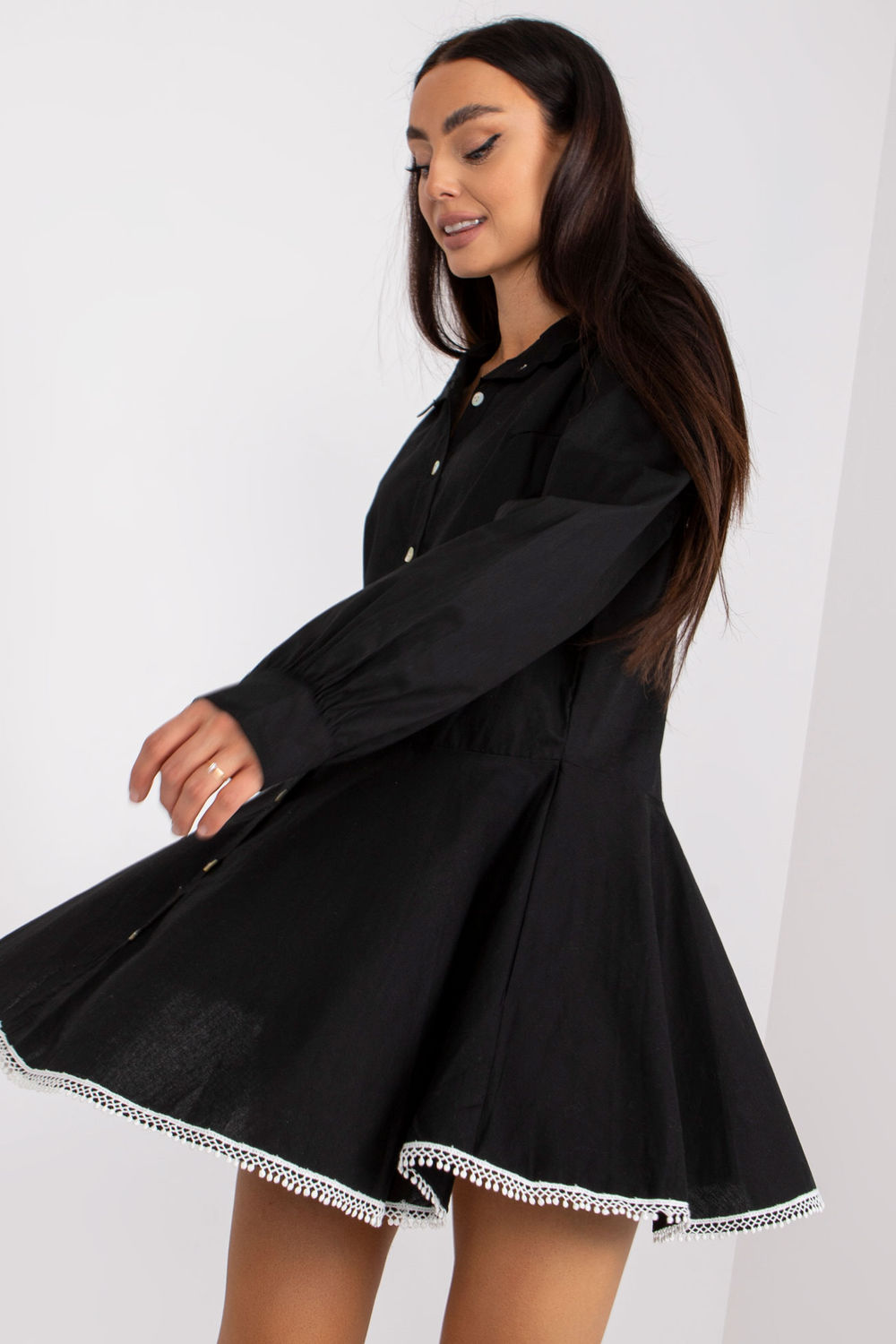 Sukienka Model DHJ-SK-6801.63P Black - Italy Moda - obrazek 3